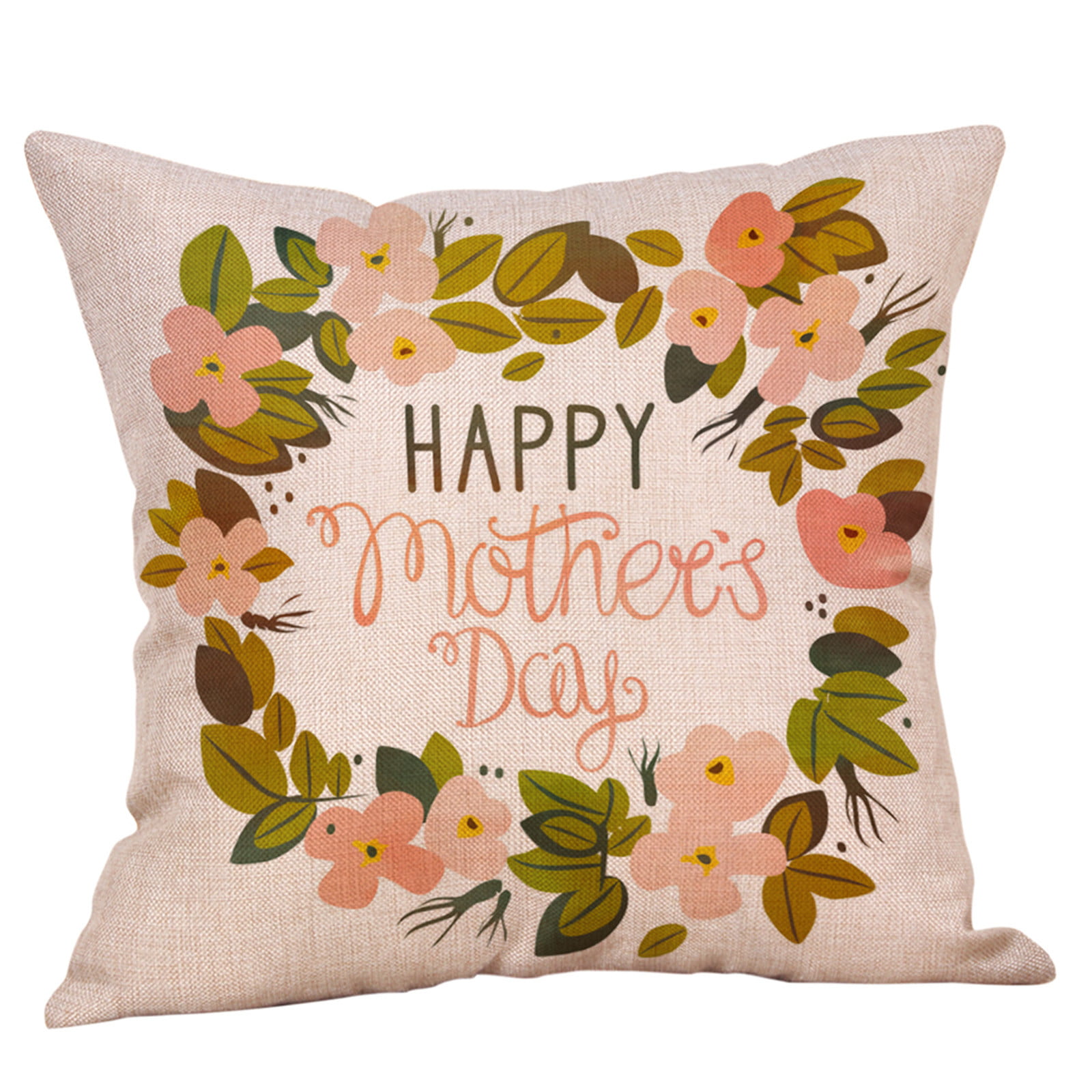 16x16 Multicolor Mother idea lovers All That I am-I Owe My Mother Throw Pillow 