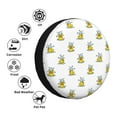 thumbnail image 4 of Lsque Rubber Duck Showe Pattern Tire Covers - Tough Tire Wheel Protector for Truck, SUV, Trailer, Camper, RV-14 inch, 4 of 6