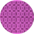 thumbnail image 1 of Ahgly Company Indoor Round Oriental Pink Industrial Area Rugs, 6' Round, 1 of 4