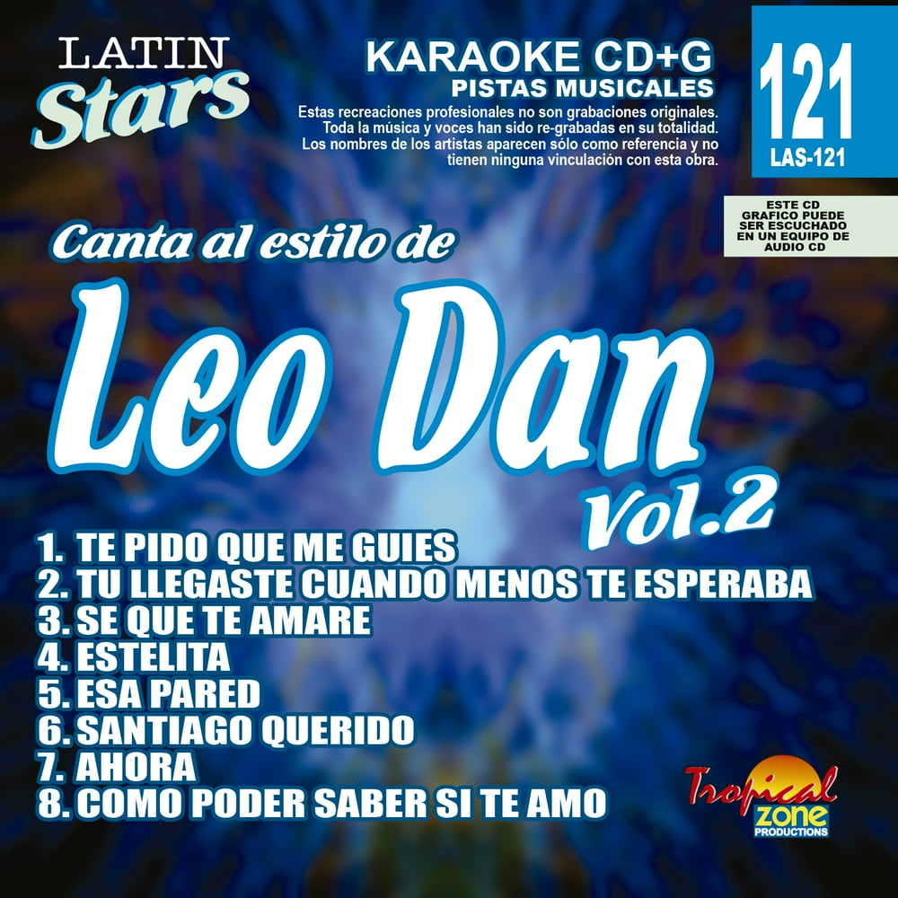 Karaoke Latin Stars 121 Leo Dan Vol.2