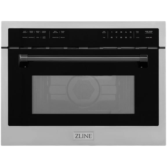 Zline MWOZ-24-MB Autograph Edition 24" Wide 1.6 Cu. Ft. 1000 Watt Built In Microwave -