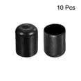 thumbnail image 2 of Uxcell Screw Thread Protectors, 3/4"(19 mm) ID End Cap Cover Black 10pcs, 2 of 5