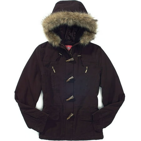 Faded Glory - Women's Plus Canvas Toggle Jacket