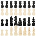 thumbnail image 1 of CHUANK 2 Sets Wood Chess Set Mini Chess Set International Chess Pieces Small Chess Pieces for Chess Board, 1 of 4