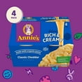 thumbnail image 4 of Annie's Deluxe Rich Creamy Classic Cheddar Mac and Cheese Microwavable Cups - 10.4oz/4pk - Pack of 2, 4 of 5