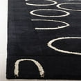 thumbnail image 6 of SAFAVIEH Soho Chason Geometric Wool Area Rug, Black/Ivory, 7'6" x 9'6", 6 of 8