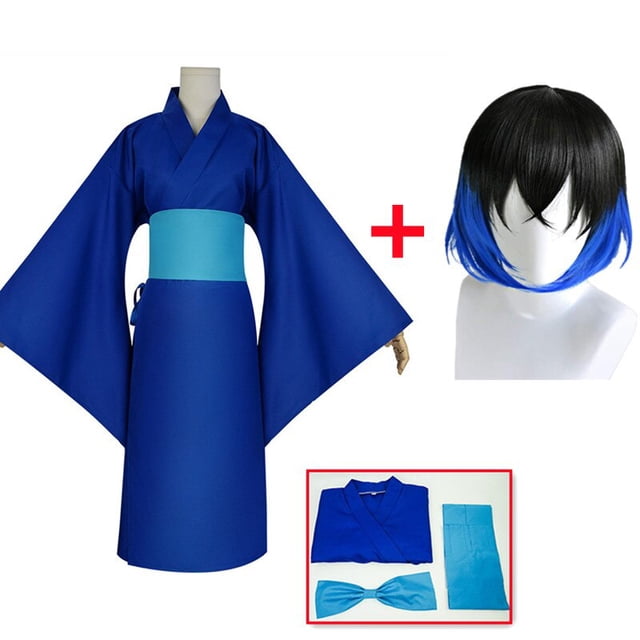 Disfraz de Anime Demon Slayers Kimetsu No Yaiba, traje de Cosplay, Inosuke, Hashibira, Zenitsu, Tanjirou, Kimono, ropa de Halloween, Temporada 2