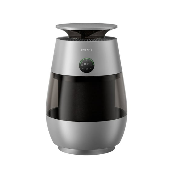 Dreame Air Purifier AP10 bundle, Cleans 5,386 ft² in One Hour, Smart Air Cleaner with 360°Visual Collection of Cat Hair, 3 Filters for Odor Purification, ‌Pet-Friendly Design, Grey, One more filter