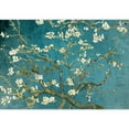 thumbnail image 2 of wall26 - Vibrant Teal Gradient Almond Blossom by Vincent Van Gogh - Wall Mural, Removable Sticker, Home Decor - 100x144 inches, 2 of 6