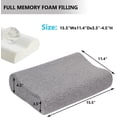 thumbnail image 3 of Memory Foam Camping Mattress | Potable Backpacking Sleeping Pad W/Waterproof Cover & Carry Bag | Roll Up Cot Mattress for Floor, Travel,Camping | Kids, Single or Twin, 3 of 6