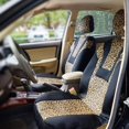INFANZIA Leopard Car Seat Covers Cheetah Pattern Integrated Auto Seat
