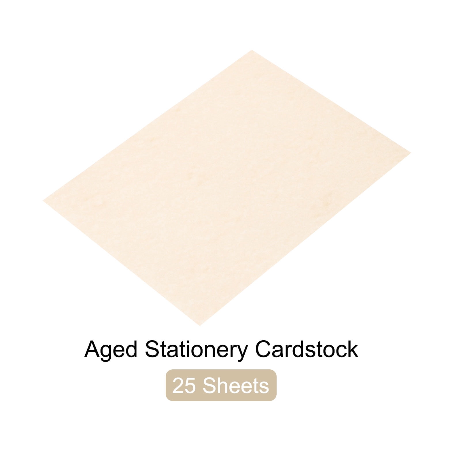 Uxcell Parchment Paper Aged Look Stationery Vintage Paper Sheet for Certificate Invitation Envelope Light Brown 8.5 x 11 Inch