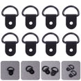 thumbnail image 1 of ELAYARD 30Pcs Iron Photo Frame Hanging Hooks Black D Ring Picture Frame Accessories for Decor, 1 of 7