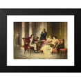 thumbnail image 2 of Carl Schweninger, Jr 14x11 Black Modern Framed Museum Art Print Titled - Court Intrigues, 2 of 5