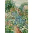 thumbnail image 2 of Theodore Earl Butler 11x14 Gold Ornate Wood Frame and Double Matted Museum Art Print Titled - Flower Garden (1908), 2 of 4
