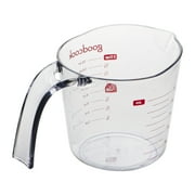 Goodcook Plastic Measuring Cup, Liquid Measurement in Ounces and Milliliters, Clear Kitchenware