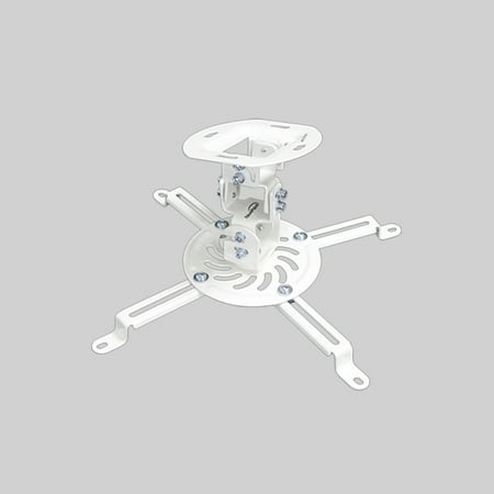 Easily Adjustable Universal Projector NavePoint Universal Full Motion Adjustable Ceiling Projector Mount Plate with Extending Arms ()