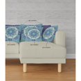 thumbnail image 4 of Amrita Sen CAPL224BrCDS-BL-28x28 Coussin Large Intérieur Extérieur Soufflé et Fermé Bleu Violet, 4 of 5