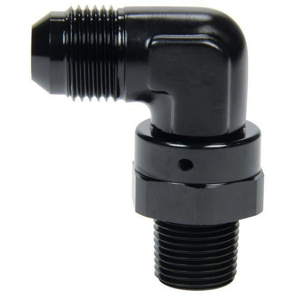 Allstar Performance ALL49589 6 x 0,375 Po 90 deg un Raccord d'Adaptateur Pivotant vers NPT&44; Noir