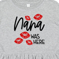 thumbnail image 4 of Inktastic Nana Was Here Red Kisses Girls Toddler Dress, 4 of 5