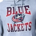 thumbnail image 3 of Men's Starter Gray Columbus Blue Jackets Comic Style Team Graphic Hoodie, 3 of 3
