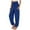 Blue, variant on Baqcunre Joggers For Women,Ladies Solid Pocket High Waist Loose Casual Long Pants,Womens Fashion,Womens Sweatpants,Pants For Women,Womens Clothes,Beige,L
