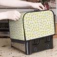 thumbnail image 7 of Yiaed Yellow Lemon Leaves Print Two Slice Bread Machine Cover, Universal Size Kitchen Appliance Cover for Bread Machine,Bread Machine Cover, 7 of 7