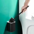 thumbnail image 3 of Perle Rare Brosse De Toilette De Salle De Bain Noir 8 X 42cm, 3 of 5
