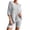 01#Gray, variant on Women's Nursing 2 Piece Outfit Maternity Breastfeeding Set Ribbed Zipper Short Shirts Pregnancy Shorts with Pockets