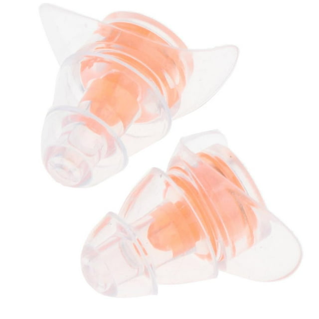 TISHITA 1 Paire de Bouchons d'Oreilles en Silicone Anti-Bruit Protection Auditive Orange
