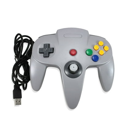 3rd Party Classic Retro N64 Bit USB Wired Controller for PC and MAC -