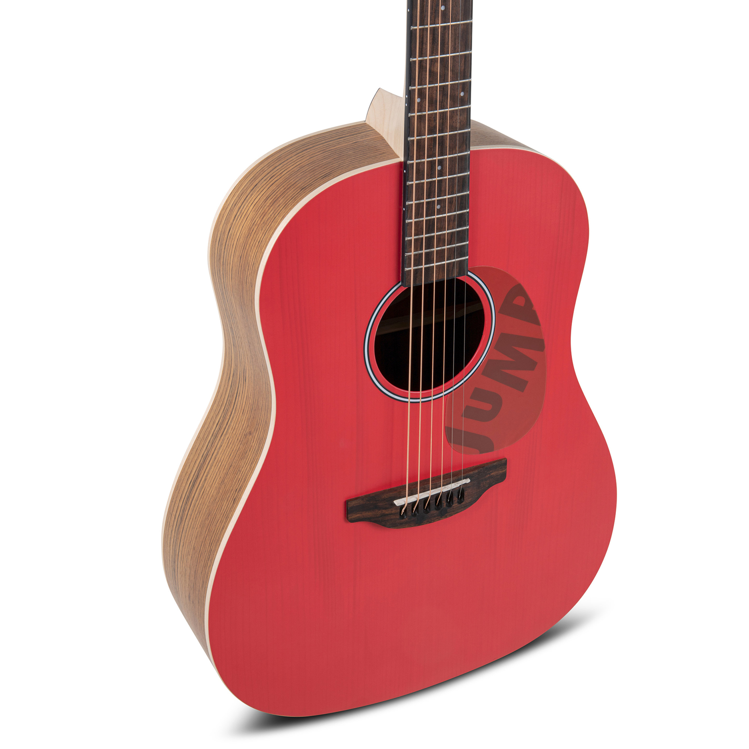 Applause AAS-69 Jump Series Slope Shoulder Dreadnought Acoustic Guitar Lipstick