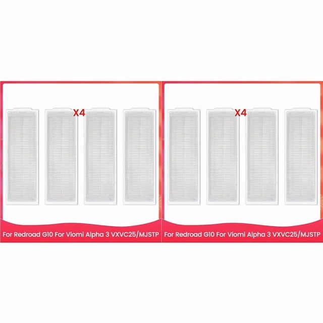8 Filtros HEPA para Aspiradora G10, Repuestos para Aspiradora Alpha 3 VXVC25/MJSTP.