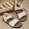 thumbnail image 5 of Hifoo Summer Girls Large Sized Casual Sandals Open Toe Patchwork Colorful Prints Comfortable Sandals Outdoor Beach Shoes Leisure Kids Footwear, 5 of 8