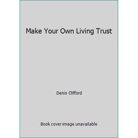 Pre-Owned Make Your Own Living Trust (Paperback) 0873371941 9780873371940