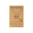 thumbnail image 3 of Friendship Necklace 2 Best Friend Necklace Gifts for Women Friends Long Distance Birthday Gifts, 3 of 3