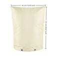 thumbnail image 2 of Backflow Preventer Insulation Cover, Winter Sprinkler Valve Covers for Outside, Winter Freeze Protection Water Well Pump Cover, 1Pcs Pipe Insulation Cover White 16.9x20.8 In, 2 of 5