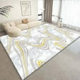 Carpet for Living Room Bedroom,Indoor Reductive Abstraction Style Floor