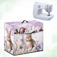 thumbnail image 4 of HELLHERO Rabbit Portable Sewing Machine Cover and Sewing Essentials Pockets Easy Clean Washable Ideal Gifts for Mom, 4 of 8