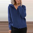 thumbnail image 3 of Vedolay Women's Fall Coat Womens Fashion for Work 2023 Business Casual Slim Fit Elegant Jackets,Blue XXL, 3 of 4