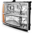thumbnail image 3 of CarLights360 For 2008-2013 GMC Sierra 1500 Headlight Assembly Driver & Passenger Side CAPA Certified w/ Bulbs-Replaces GM2502283 GM2503283, 3 of 4