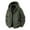 Green, variant on DPTALR Men's Solid Color Waterproof Workwear Jacket with Long Sleeves ,Hood ,Multiple Pockets,Black,XXXXL