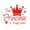 Red, variant on CCOCC Princess Room Decor,Princess Crown Theme Pink Wall Decor,Fairy Tale Design Decor for Bedroom,Pink