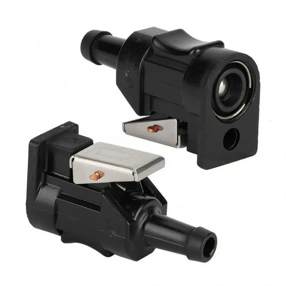 2x Car Marine Engine Tank Side Fuel Hose Line Connector For Yamaha 8mm Outboard