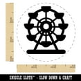 thumbnail image 2 of Ferris Wheel Amusement Park Self-Inking Rubber Stamp Ink Stamper - Yellow Ink - Small 3/4 Inch, 2 of 7
