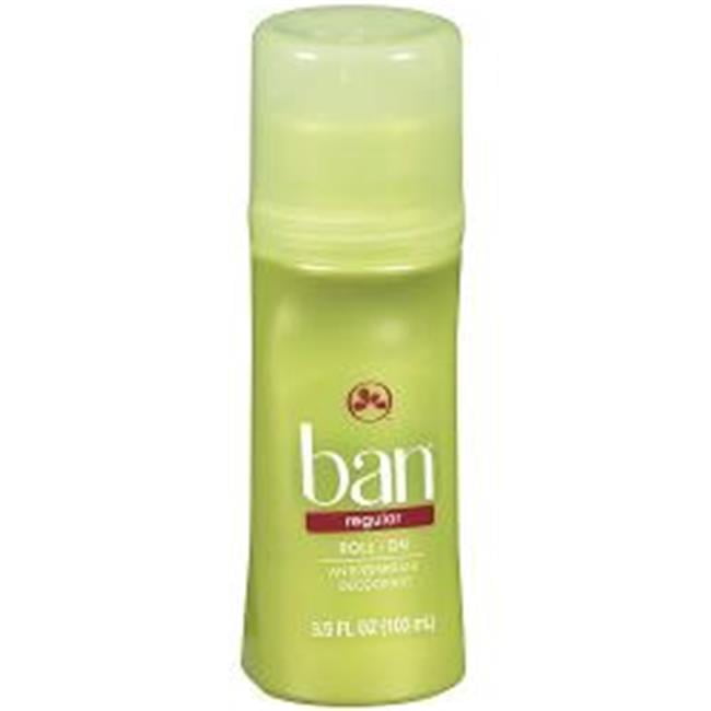 Ban 0491993 Regular Original RollOn AntiPerspirant & Deodorant, 3.5 fl