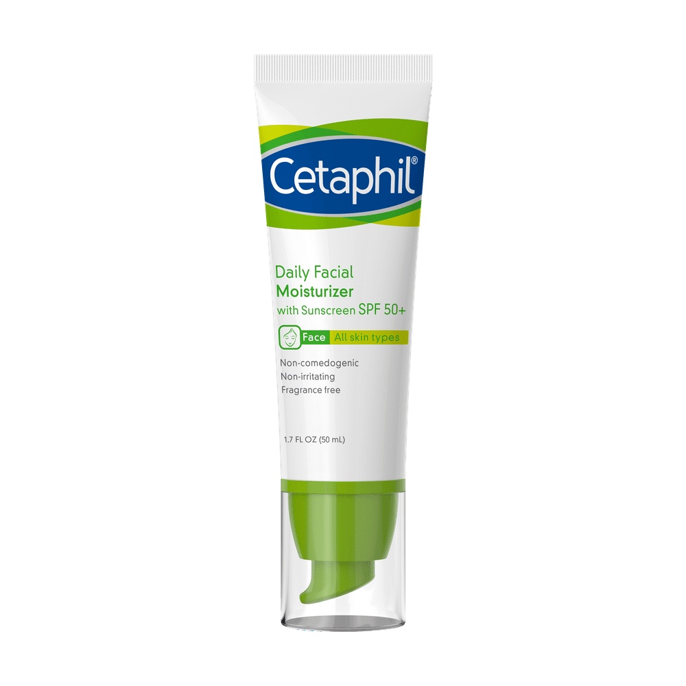 Cetaphil Daily Facial Moisturizer Broad Spectrum SPF50, Fragrance Free