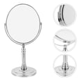 thumbnail image 2 of Miangastore 1 Pc Metal Mirror Desktop Mirror Double-sided Makeup Mirror Vanity Mirror, 2 of 9