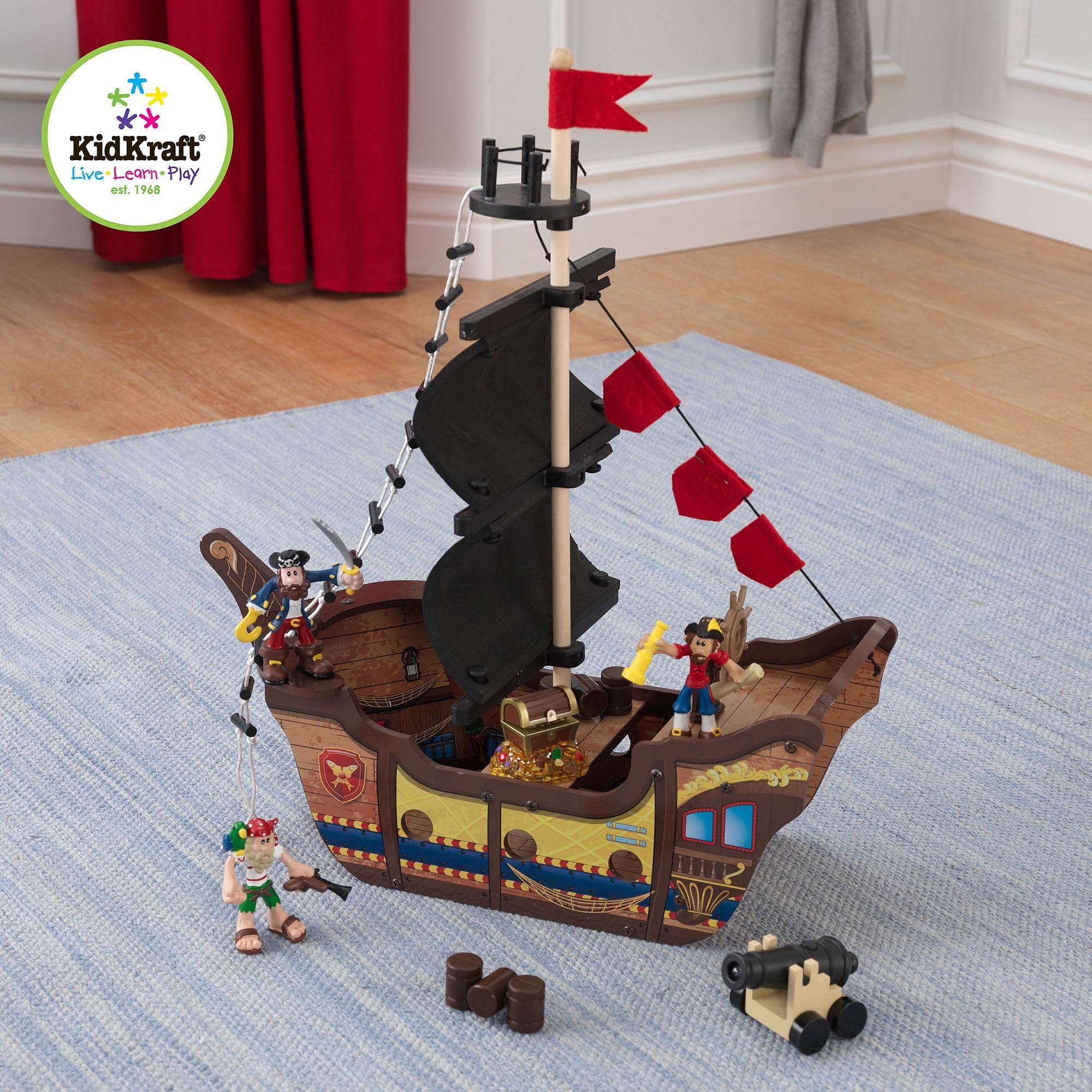kidkraft pirate ship playset