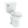 thumbnail image 2 of Elongated Two-Piece Toilets, 1.28 GPF Universal Height Siphonic Flush Toilet, cUPC Certification Water Efficient Bathroom Toilet(Toilet Seat Included), 2 of 9